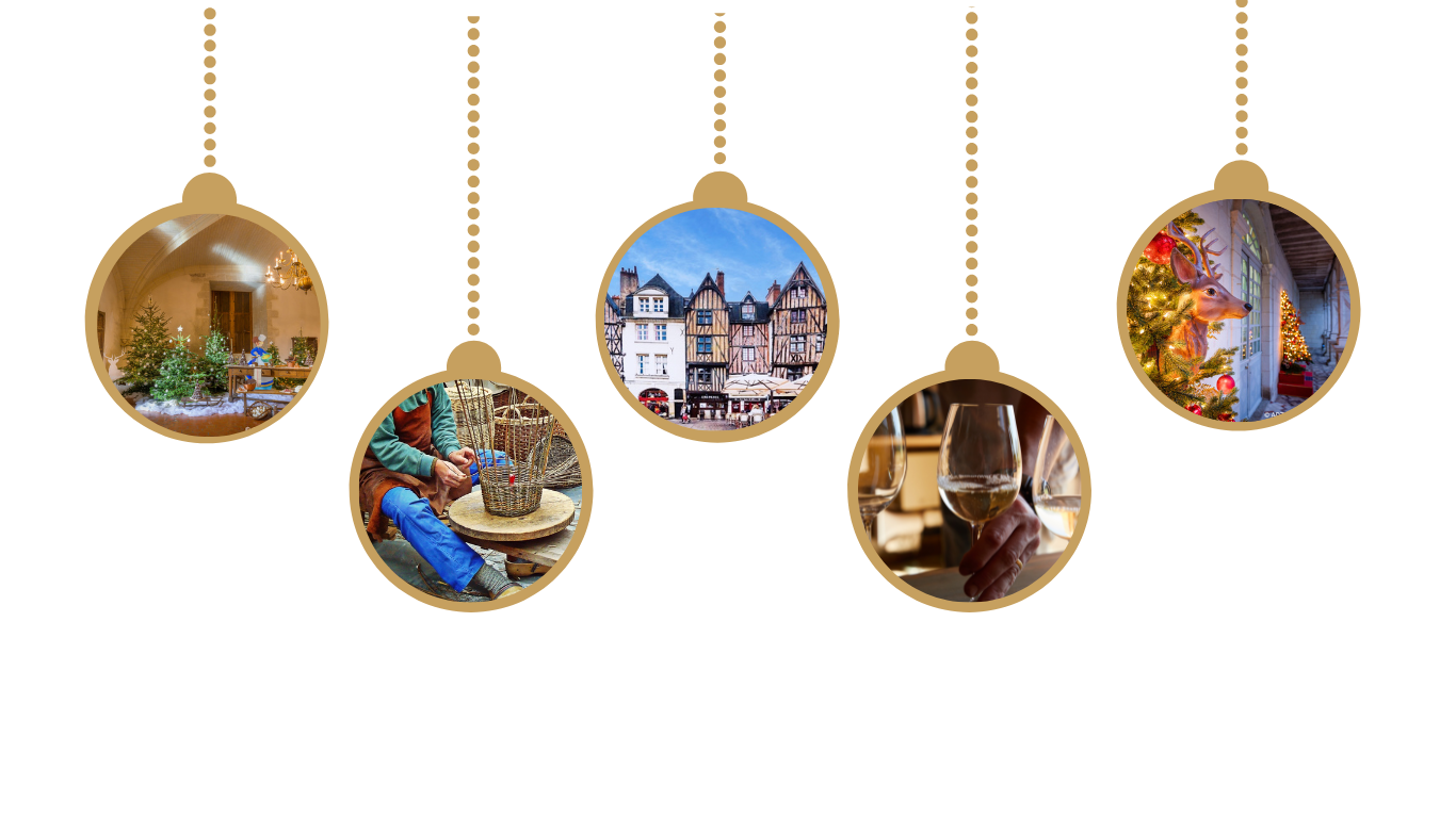 Partez pour un séjour de Noël dans les châteaux de la Loire